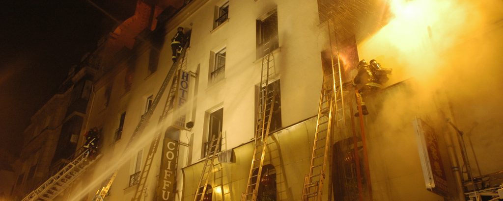 feu de la rue de Provence en 2005